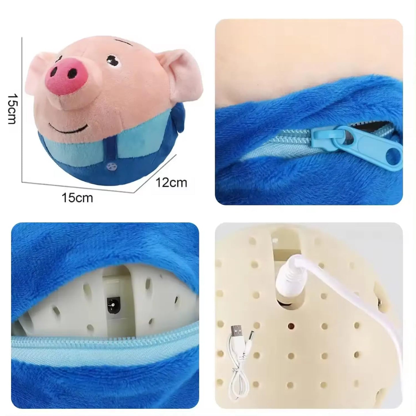 Dancing Joy Piglet Plush Toy